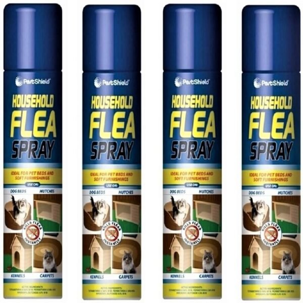 4 Packs - Household Flea Killer Spray
